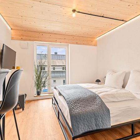 Einzimmer Wohlfuehlapartment Vier Klimatisiert Friedrichshafen Bagian luar foto