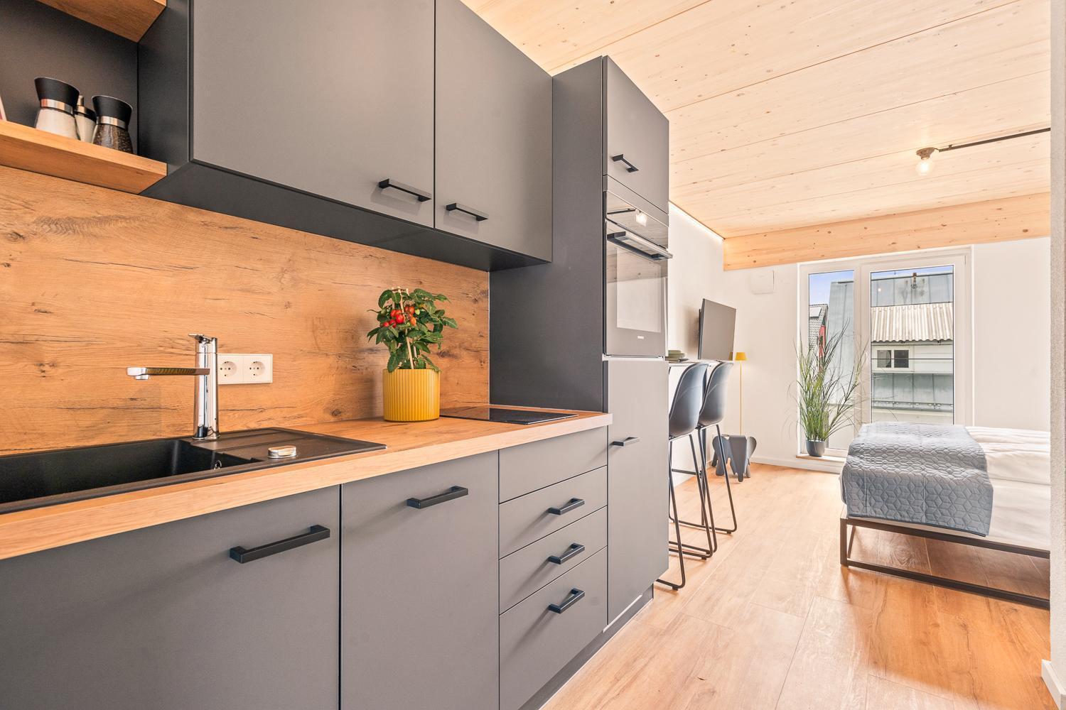 Einzimmer Wohlfuehlapartment Vier Klimatisiert Friedrichshafen Bagian luar foto