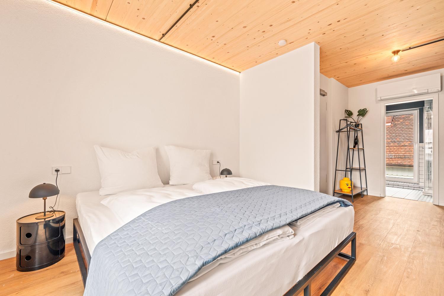 Einzimmer Wohlfuehlapartment Vier Klimatisiert Friedrichshafen Bagian luar foto