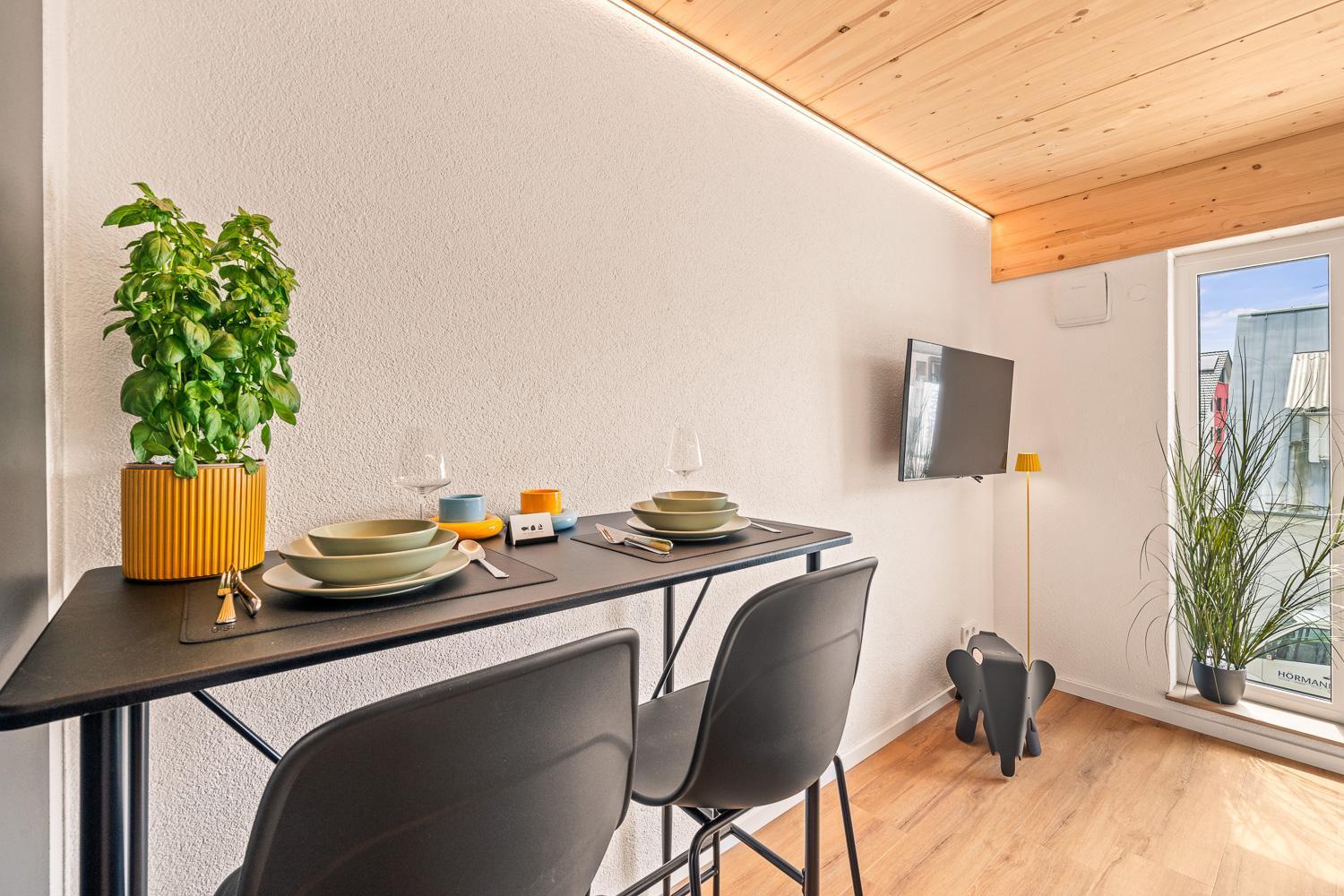 Einzimmer Wohlfuehlapartment Vier Klimatisiert Friedrichshafen Bagian luar foto